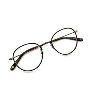 Garrett Leight GLCO Unisex Paloma Color Marigold-Gold Eyeglasses New 